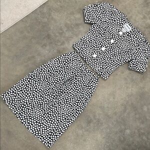 Vintage Saks Fifth Avenue Two Piece Skirt Set